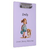 Personalized Clipboard – Back to School Klemmbrett (Rechts)