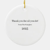 Personalized Coach Ornament • Name & Message (Hinten)