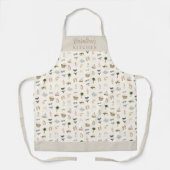 Personalized Coastal Summer Pattern Schürze (Vorderseite)