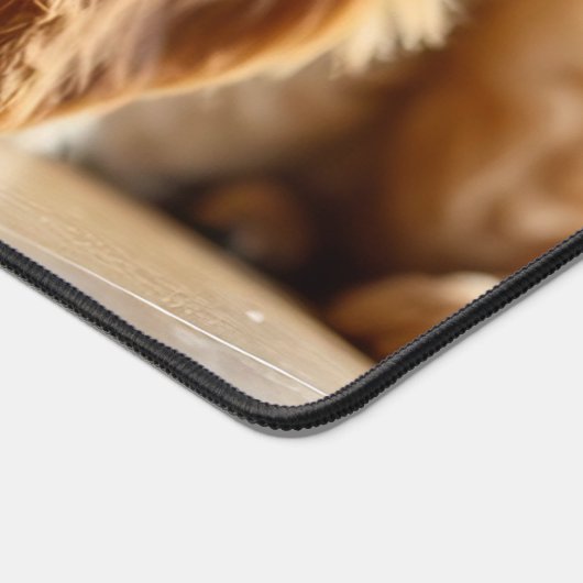 Personalized Cockapoo Puppy Desktop Mat Schreibtischunterlage (Ecke)