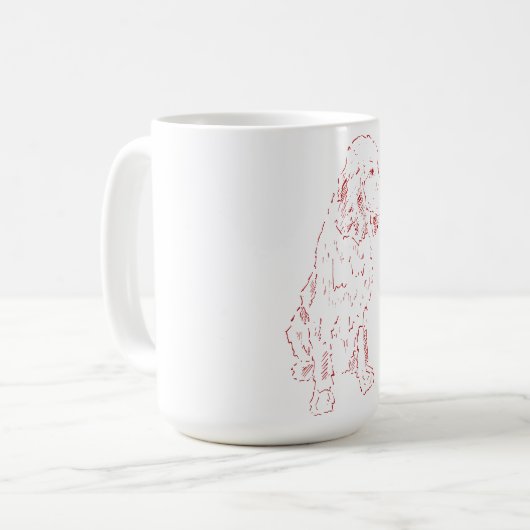Personalized Cocker Kaffeetasse (Vorderseite Links)