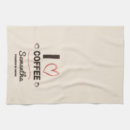 Personalized Coffee Lover Kitchen Decor Geschirrtuch