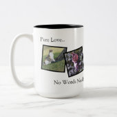 Personalized Coffee Mug for Animal Lovers Zweifarbige Tasse (Links)