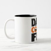 Personalized Coffee Mug – (Name)'s Morning Fuel Zweifarbige Tasse (Links)