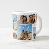 Personalized Coffee Mug with Family Memories Jumbo-Tasse (Vorderseite Rechts)