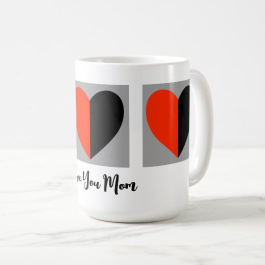 Personalized Coffee Mugs for Mom Kaffeetasse (VorderseiteRechts)