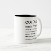 Personalized Colonel Dictionary Definition Zweifarbige Tasse (VorderseiteRechts)