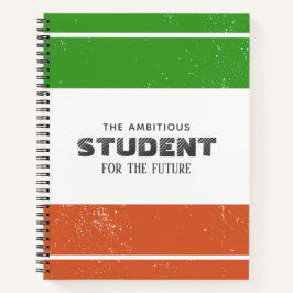 Personalized Colorblock Notebook Notizblock