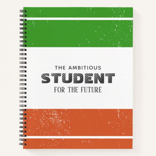 Personalized Colorblock Notebook Notizblock (Vorderseite)