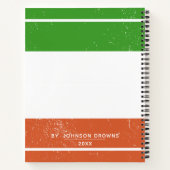 Personalized Colorblock Notebook Notizblock (Rückseite)
