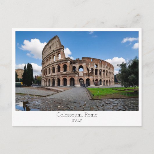 Personalized, Colosseum, Rome, Italy Postkarte (Vorderseite)