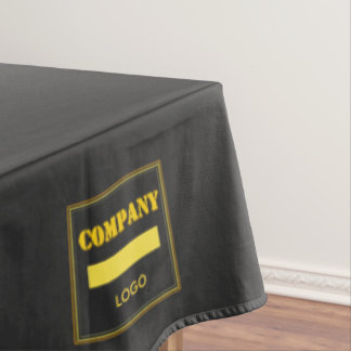 Personalized Company Black Modern Custom Business Tischdecke