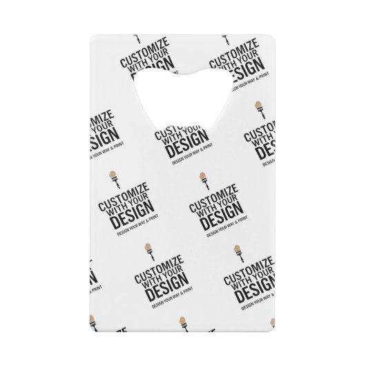 Personalized Company Branded Custom Minimalist Geldbeutel Flaschenöffner (Rückseite)