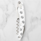 Personalized Company Branded Custom Minimalist  Kellnermesser (Vorderseite)