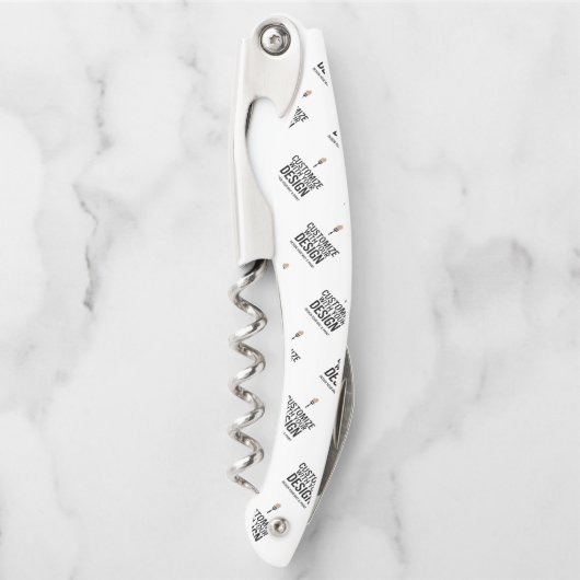 Personalized Company Branded Custom Minimalist  Kellnermesser (Vorderseite)