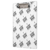 Personalized Company Branded Custom Minimalist  Klemmbrett (Links)