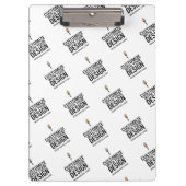 Personalized Company Branded Custom Minimalist  Klemmbrett (Vorderseite)