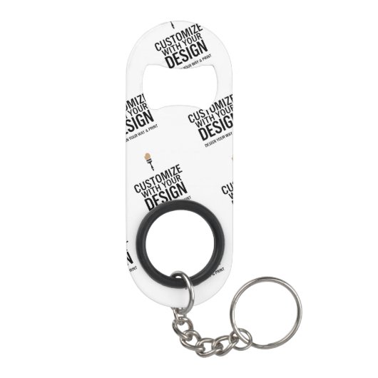 Personalized Company Branded Custom Minimalist Mini Flaschenöffner (Rückseite)