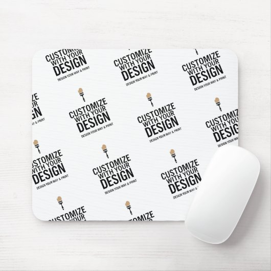 Personalized Company Branded Custom Minimalist  Mousepad (Mit Mouse)