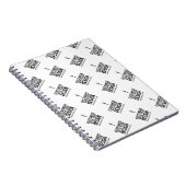 Personalized Company Branded Custom Minimalist  Notizblock (Rechte Seite)