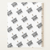 Personalized Company Branded Custom Minimalist  Planer (Rückseite)