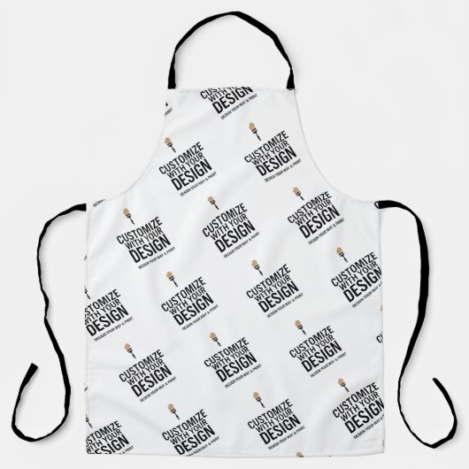 Personalized Company Branded Custom Minimalist  Schürze (Vorderseite)