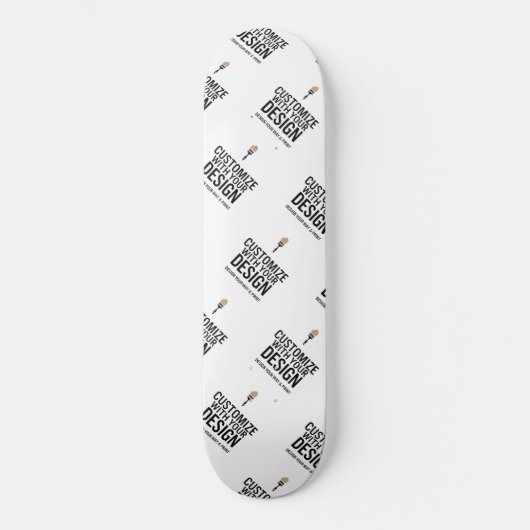 Personalized Company Branded Custom Minimalist Skateboard (Vorderseite)