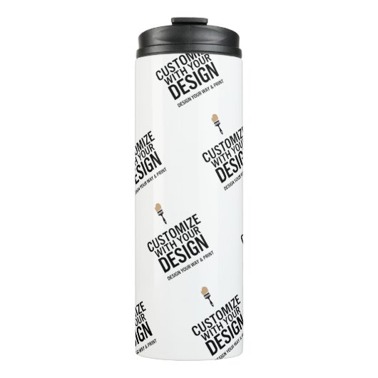Personalized Company Branded Custom Minimalist  Thermosbecher (Vorderseite)