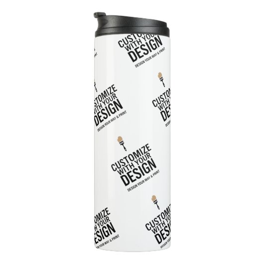 Personalized Company Branded Custom Minimalist  Thermosbecher (Nach rechts gedreht)