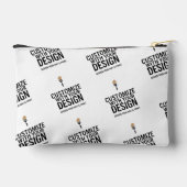 Personalized Company Branded Custom Minimalist Zubehörtasche (Rückseite)
