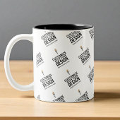 Personalized Company Branded Custom Minimalist Zweifarbige Tasse