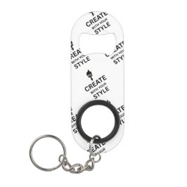 Personalized Company Branded Minimalist Keychain Mini Flaschenöffner