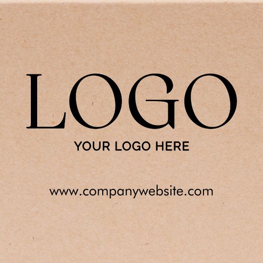 Personalized Company Business Logo Website Modern Gummistempel
