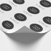 Personalized Company Logo | Custom Business Gift Geschenkpapier (Ecke)