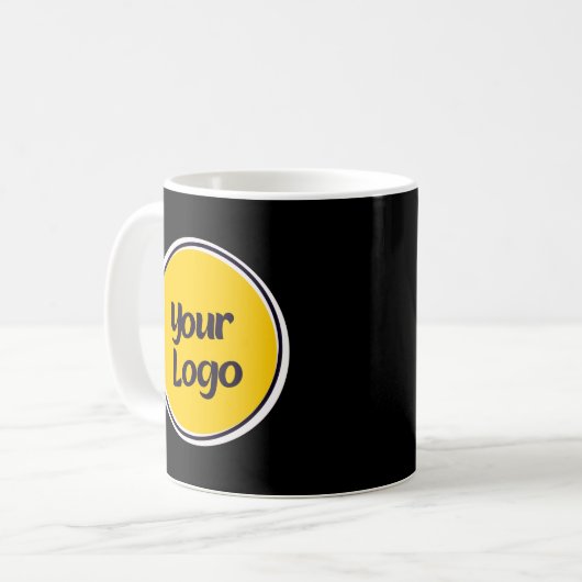 Personalized Company Logo  | Custom Business Gift  Kaffeetasse (Vorderseite Links)