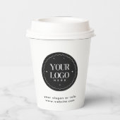 Personalized Company Logo  | Custom Business Gift  Pappbecher (Rückseite)