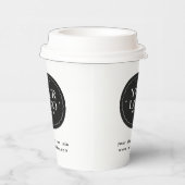 Personalized Company Logo  | Custom Business Gift  Pappbecher (Rechts)