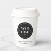 Personalized Company Logo  | Custom Business Gift  Pappbecher (Vorderseite)