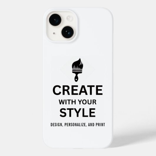 Personalized Company Logo Custom iphone case (Rückseite)
