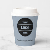 Personalized Company Logo Promotional Paper Cup Pappbecher (Rückseite)