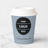 Personalized Company Logo Promotional Paper Cup Pappbecher (Vorderseite)