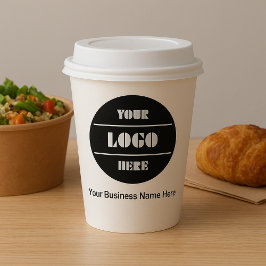 Personalized Company Logo Promotional Paper Cup Pappbecher