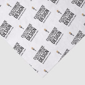 Personalized Company Small Business Custom Seidenpapier (Ausschnitt)