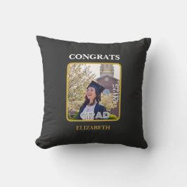 Personalized congrats grad 2025 kissen