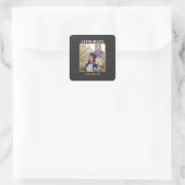Personalized congrats grad 2025 quadratischer aufkleber (Tasche)