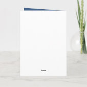 Personalized Congratulations Degree Funny Gorilla Karte (Rückseite)