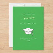 Personalized congratulations graduation card einladung