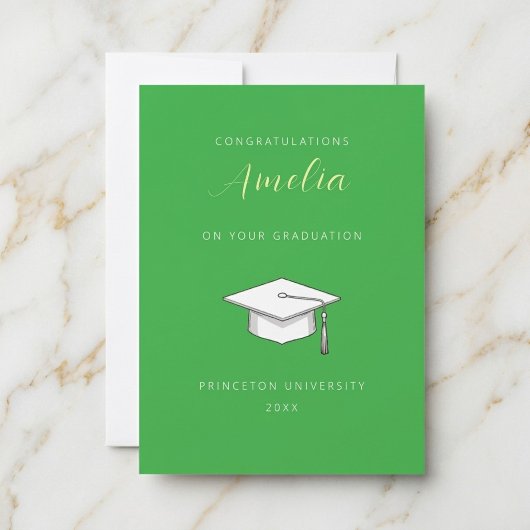 Personalized congratulations graduation card einladung