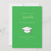 Personalized congratulations graduation card einladung (Vorderseite)
