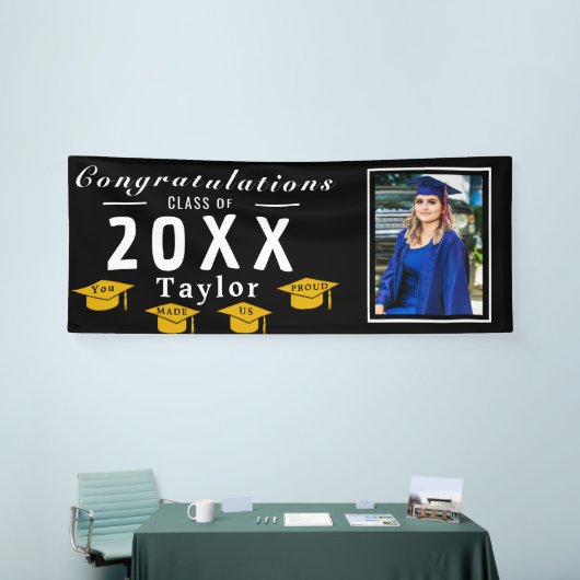 Personalized Congratulations Multicolor Photo Banner (Messeveranstaltung)